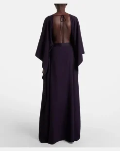Kaftan Fitzgerald aus Cady Violett