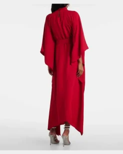 Kaftan La Luna aus Cady Rot