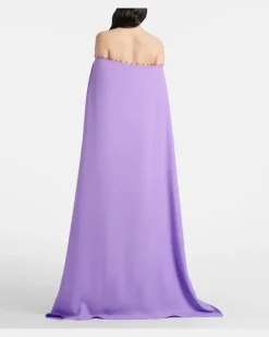 Kaftan Mila aus Cady Violett