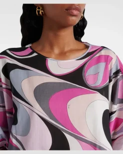 Kaftan Onde aus Baumwollmusselin Schwarz