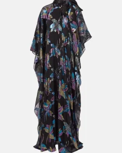Kaftan Stevie aus Lamé Schwarz