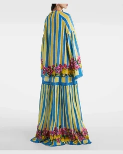 Kaftan Taormina aus Baumwolle Multicolor
