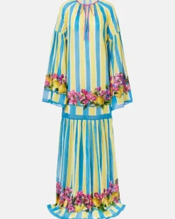 Kaftan Taormina aus Baumwolle Multicolor