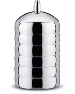 Kalisto 2 Gefäß in Zylinderform - Silber
