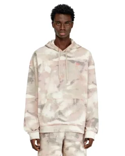 Kapuzenpullover aus Bio-Baumwolle mit Camouflagemuster - Sweatshirts - Herren - Bunt