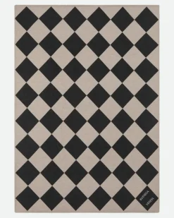 Karierte Jacquard-Decke-Grau & Silberfarben - Unisex