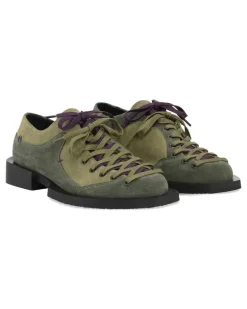 Kelly Schnürschuhe aus Wildleder - Grün