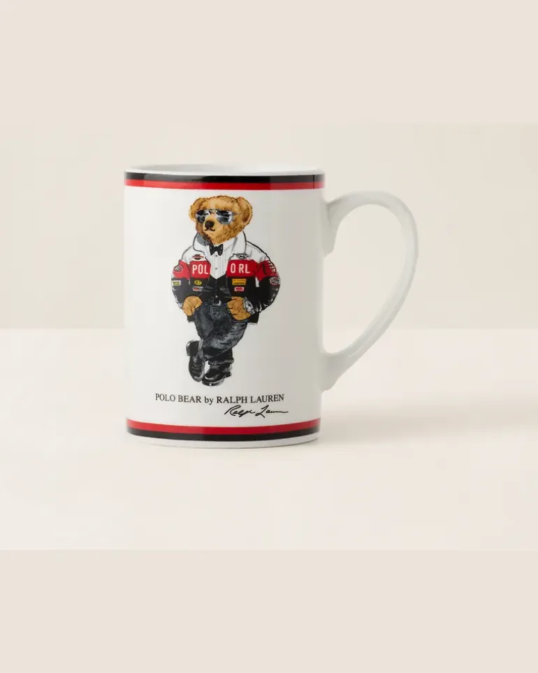 Keramiktasse mit Holiday Polo Bear White
