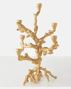Kerzenständer Apple Tree Large Gold