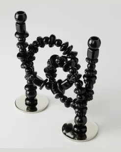 Kerzenständer Beads Schwarz