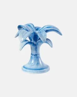 Kerzenständer Palm Small Blau