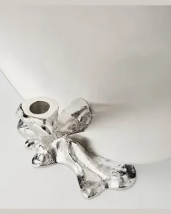 Kerzenständer Spherical Drip by Pascal Smelik Silber