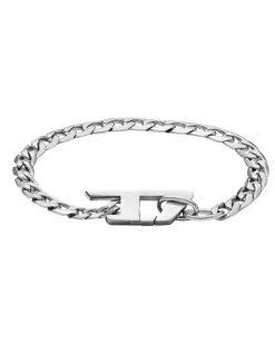 Kettenarmband aus Edelstahl - Armbänder - Unisex - Silber