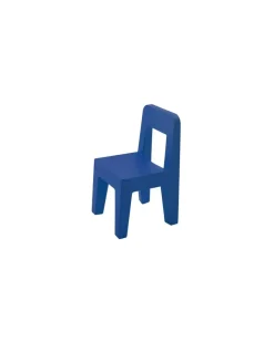 Kinderstuhl - Blau - Polypropylen - Designer Enzo Mari