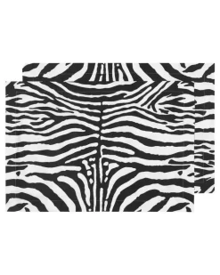 Kissenbezug mit Animal-Print (2er-Set) - Weiß