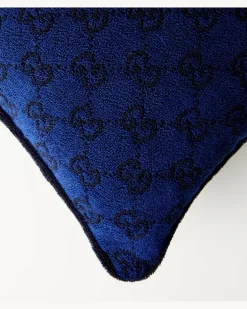 Kissen GG aus Baumwolle Blau