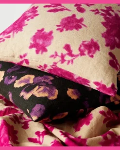Kissen Mirra aus Canvas Rosa