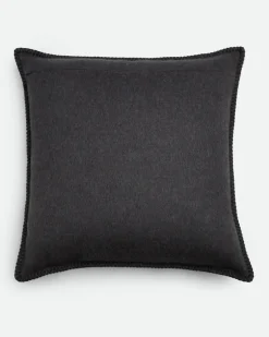 Kissen mit Intrecciato Aufnäher-Grau & Silberfarben - Unisex