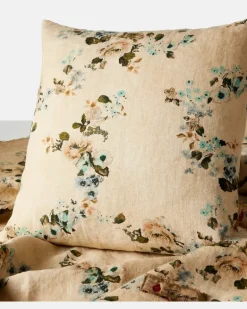 Kissen Vetiver aus Canvas Beige
