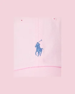 Klassische Baumwollchino-Baseballkappe Pink