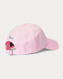 Klassische Baumwollchino-Baseballkappe Pink