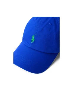 Klassische Baumwollchino-Baseballkappe Blue