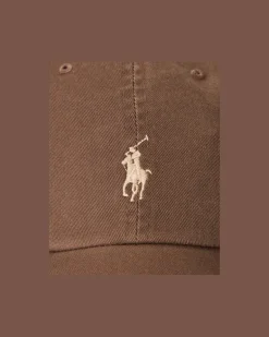 Klassische Baumwollchino-Baseballkappe Brown