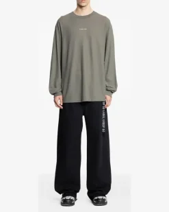 Klassisches Langarmshirt - Grau
