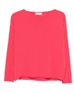 Klassisches Langarmshirt - Rosa