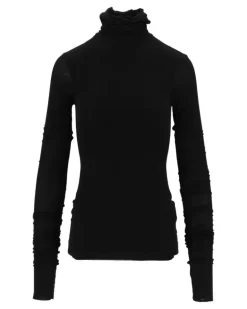 Klassisches Langarmshirt - Schwarz