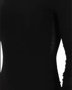 Klassisches Langarmshirt - Schwarz