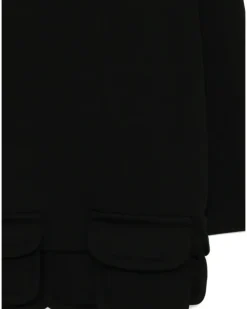Klassisches Langarmshirt - Schwarz