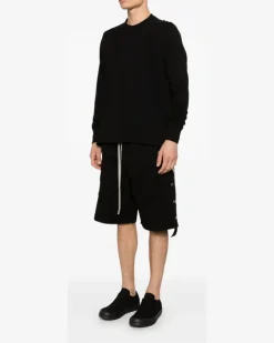 Klassisches Langarmshirt - Schwarz
