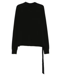 Klassisches Langarmshirt - Schwarz