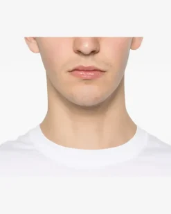 Klassisches Langarmshirt - Weiß
