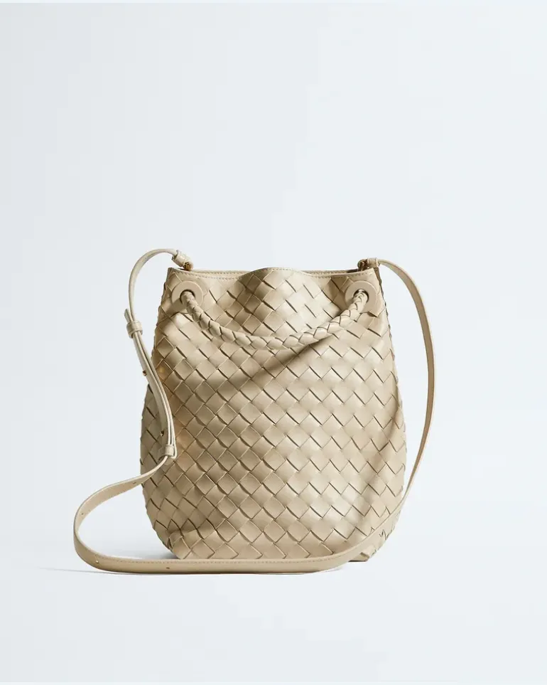 Kleine Andiamo Beuteltasche-Beige - Damen