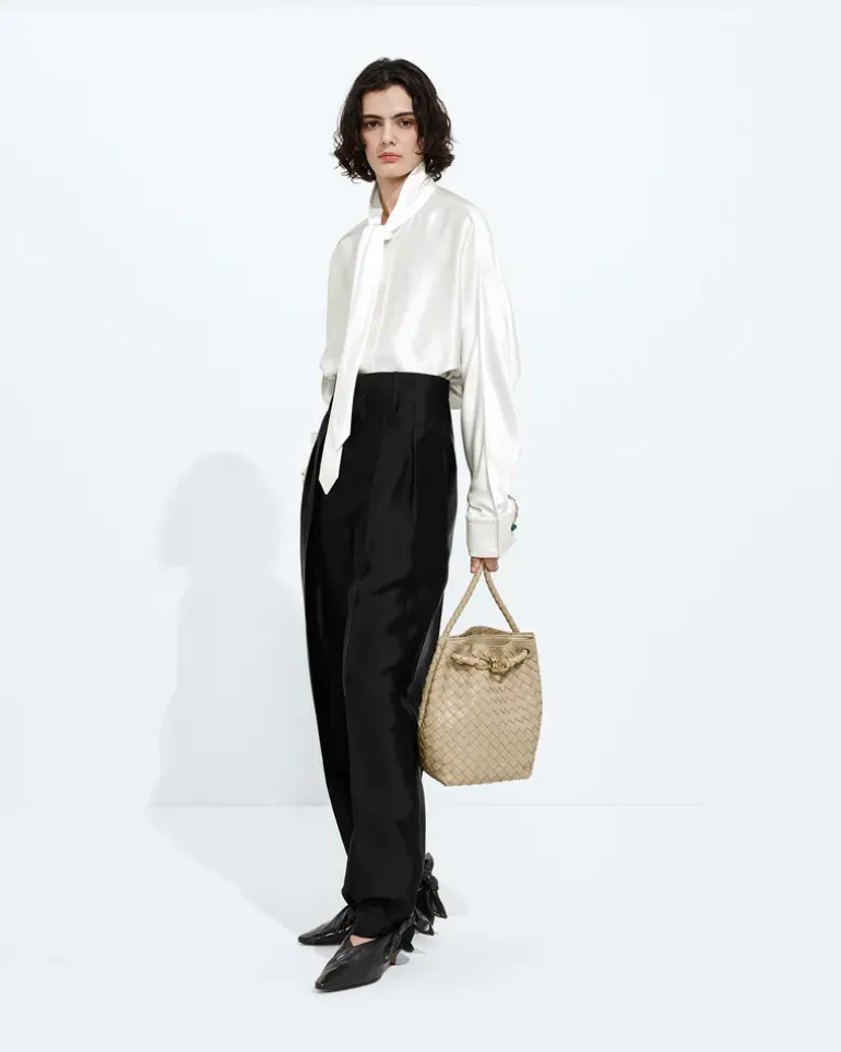 Kleine Andiamo Beuteltasche-Beige - Damen