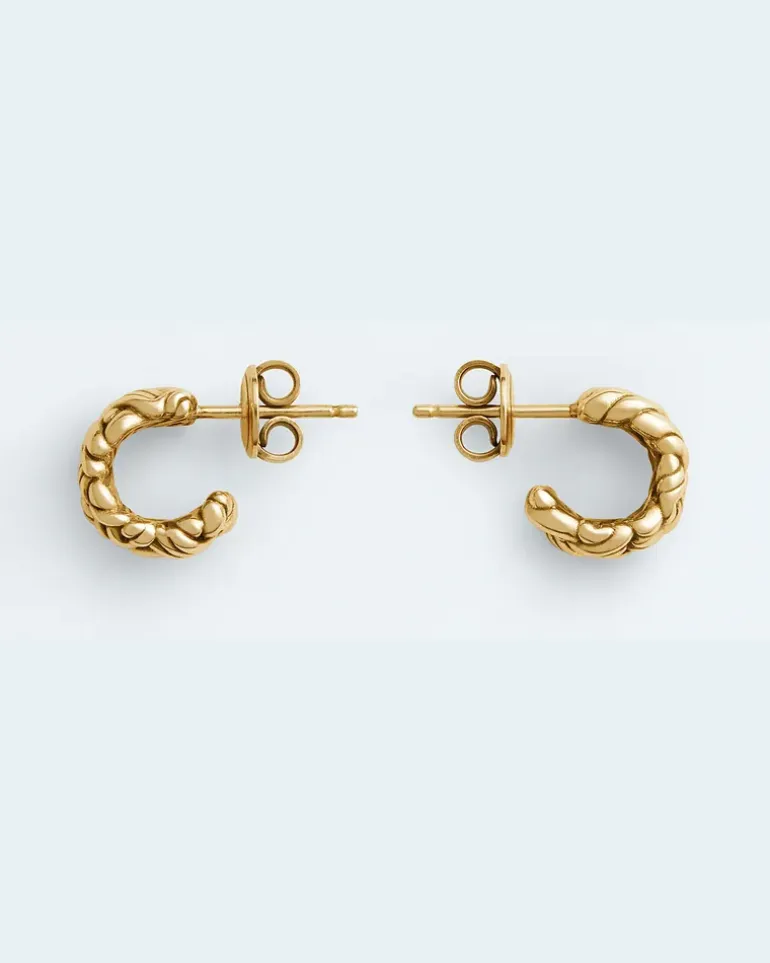 Kleine Intreccio Ohrringe-Gold - Damen