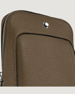 Kleine Umhängetasche Montblanc Companion - Haselnussbraun - Leder - MB220206 - Sling Bags