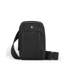 Kleine Umhängetasche Montblanc Companion - Schwarz - Leder - MB220203 - Sling Bags