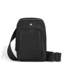 Kleine Umhängetasche Montblanc Companion - Schwarz - Leder - MB220203 - Sling Bags
