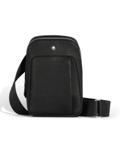 Kleine Umhängetasche Montblanc Companion - Schwarz - Leder - MB220203 - Sling Bags