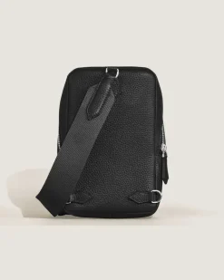 Kleine Umhängetasche Montblanc Companion - Schwarz - Leder - MB220203 - Sling Bags