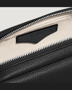 Kleine Umhängetasche Montblanc Companion - Schwarz - Leder - MB222879 - Messenger Bags