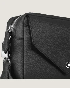 Kleine Umhängetasche Montblanc Companion - Schwarz - Leder - MB222879 - Messenger Bags