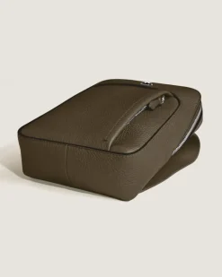 Kleine Umhängetasche Montblanc Companion - Khaki - Leder - MB220204 - Sling Bags