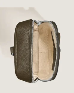Kleine Umhängetasche Montblanc Companion - Khaki - Leder - MB220204 - Sling Bags