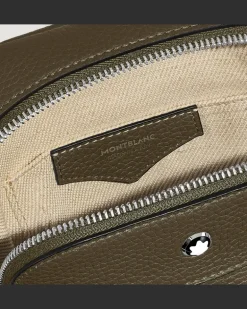 Kleine Umhängetasche Montblanc Companion - Khaki - Leder - MB220204 - Sling Bags