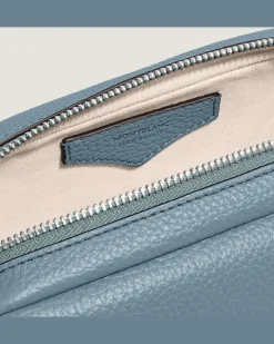 Kleine Umhängetasche Montblanc Companion - Frosted Blue - Leder - MB222883 - Messenger Bags