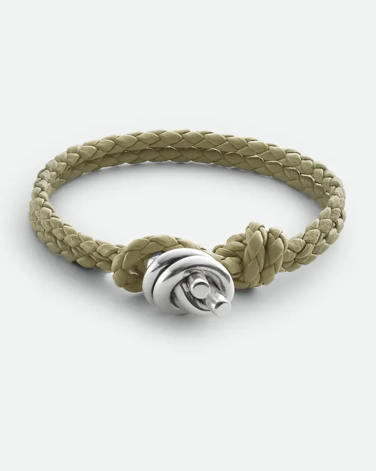 Knot Lederarmband-Grün - Unisex